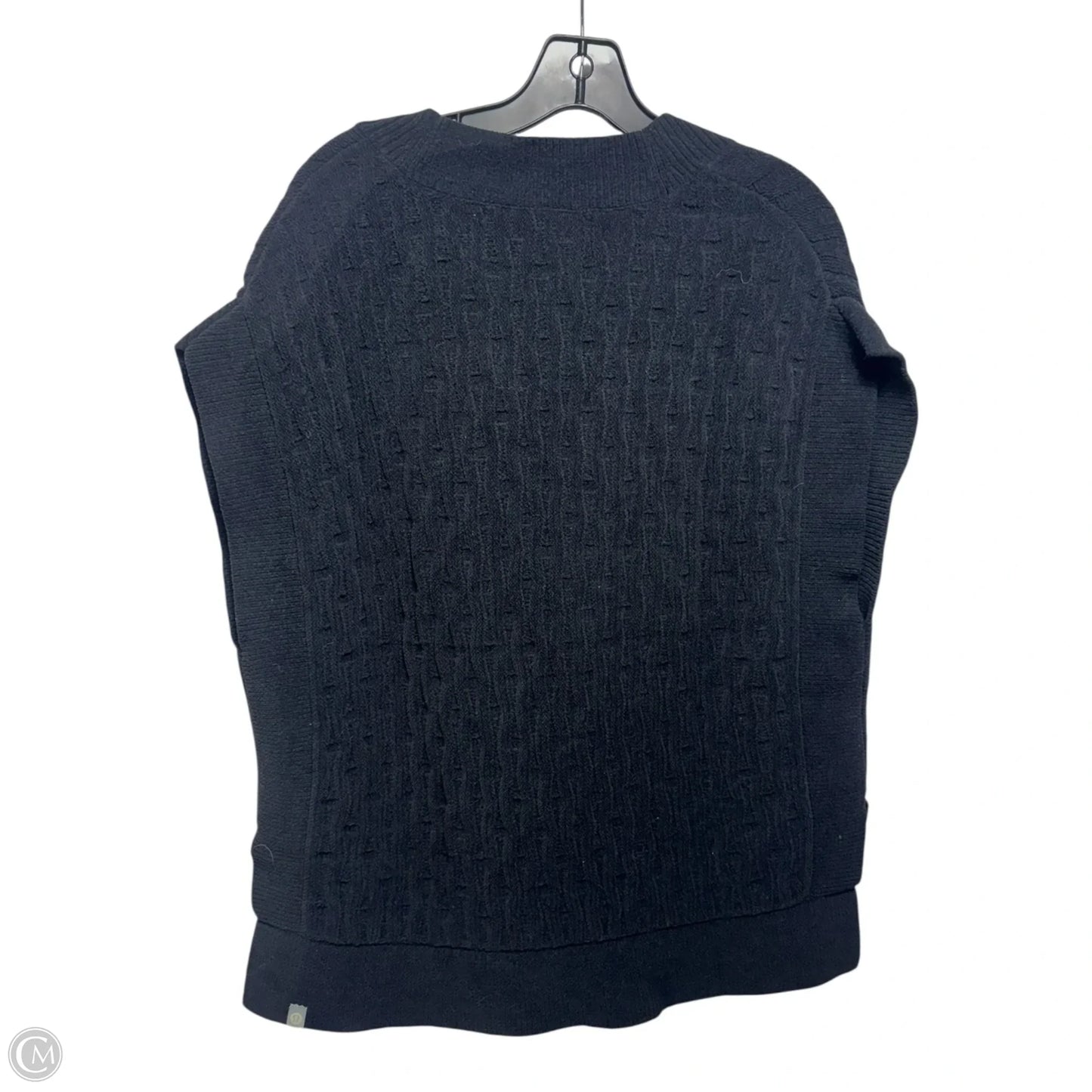 Chenille Vest Sweater By Lululemon In Black, Size: S