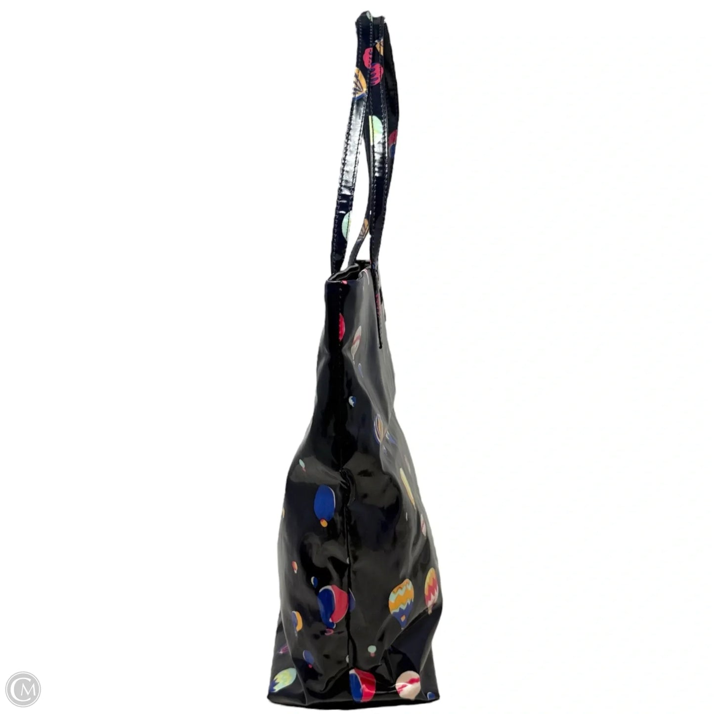 Daycation Bon Shopper Tote Designer By Kate Spade In Navy Balloon Print, Size: Medium