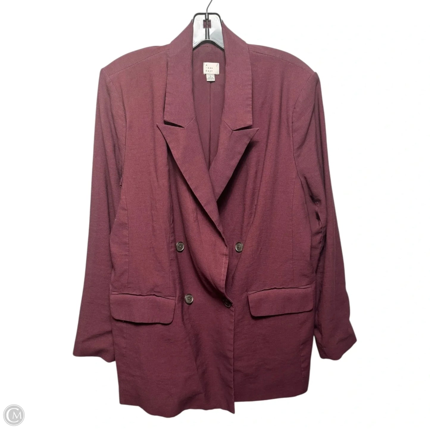 Blazer By A New Day In Maroon, Size: L