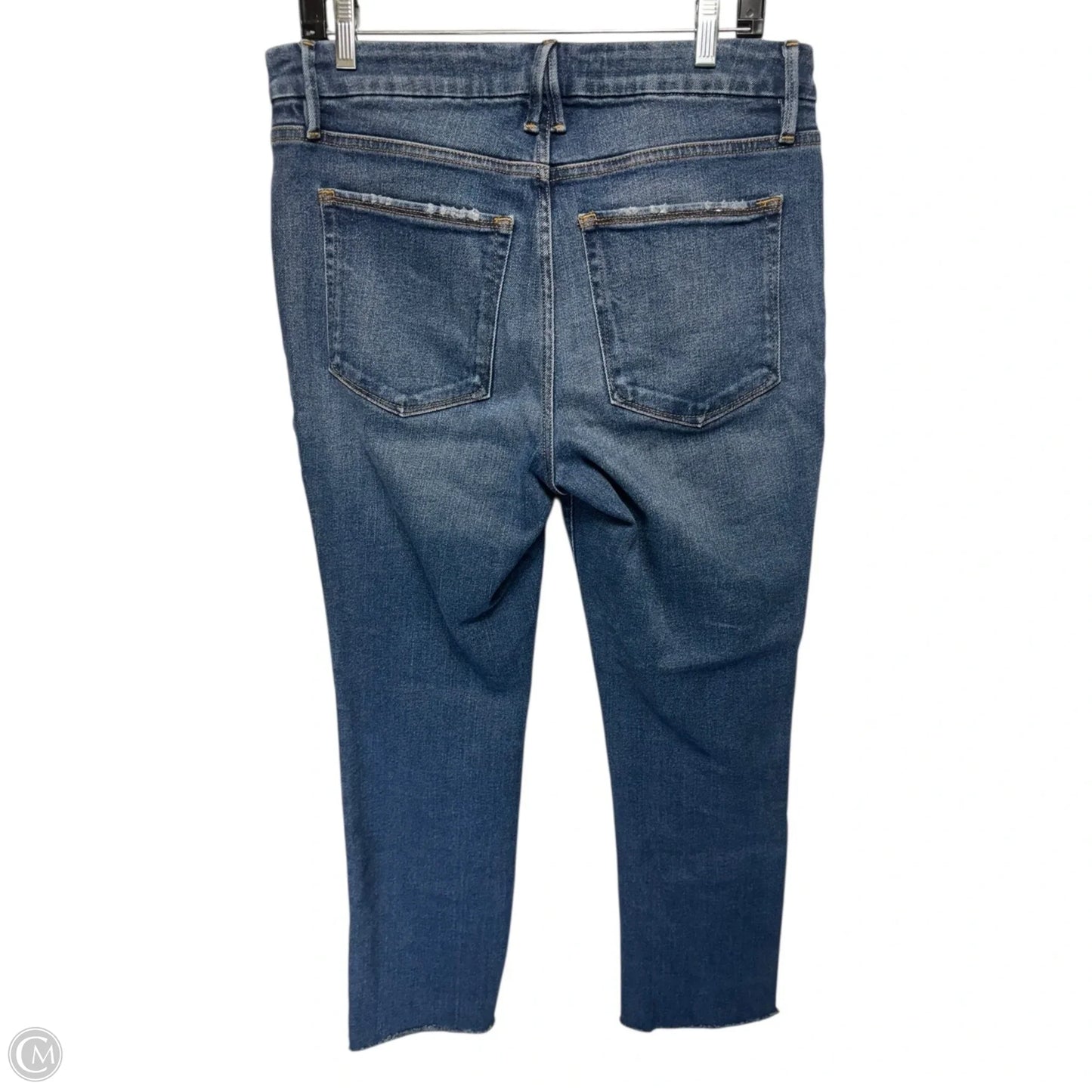 Always Fits Good Classic Slim Straight Jeans By Good American In Blue Denim, Size: 10/30