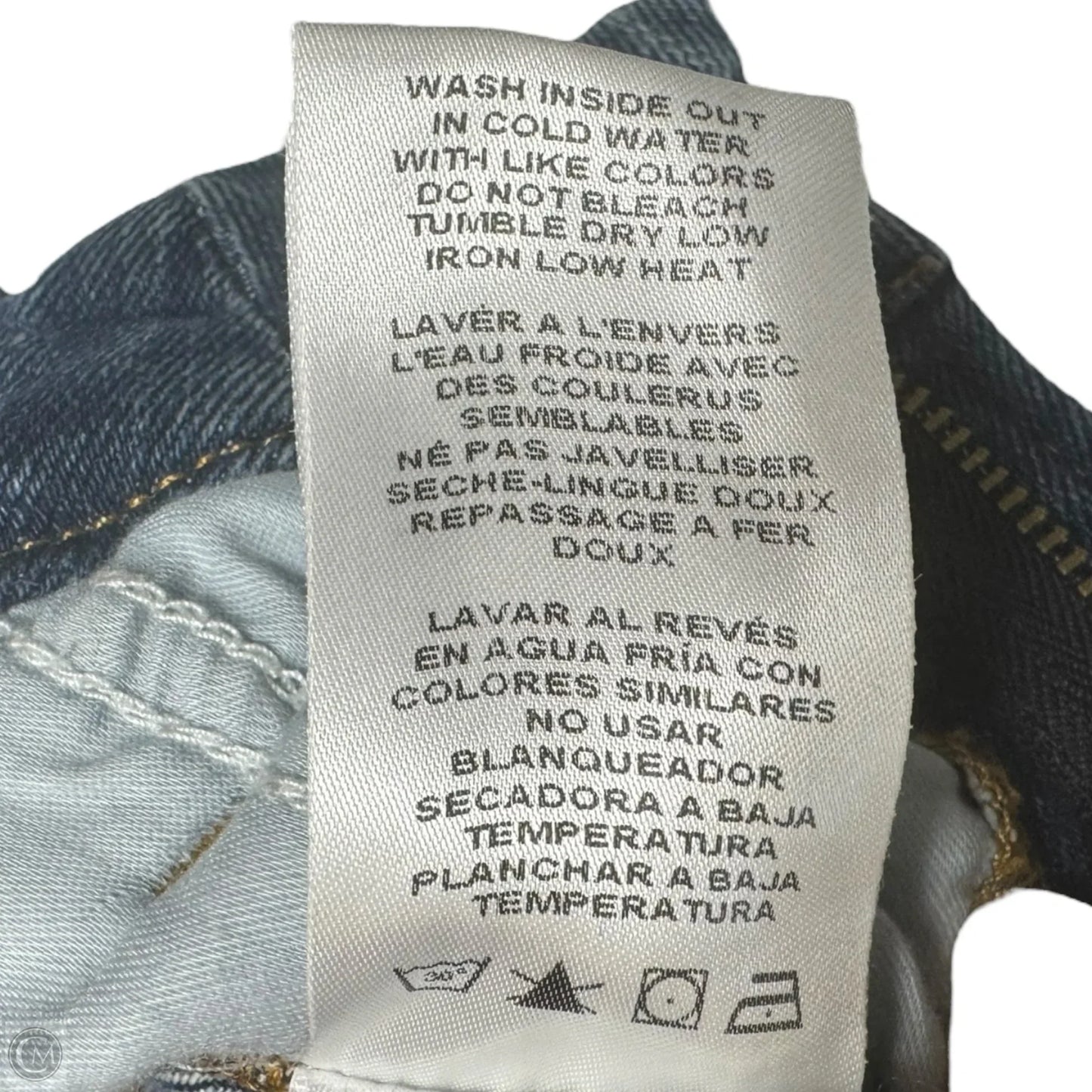 Always Fits Good Classic Slim Straight Jeans By Good American In Blue Denim, Size: 10/30