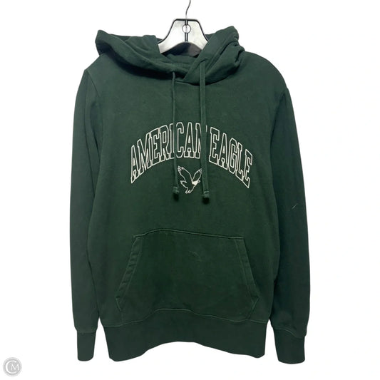 Sweatshirt Hoodie By American Eagle In Green, Size: Xs