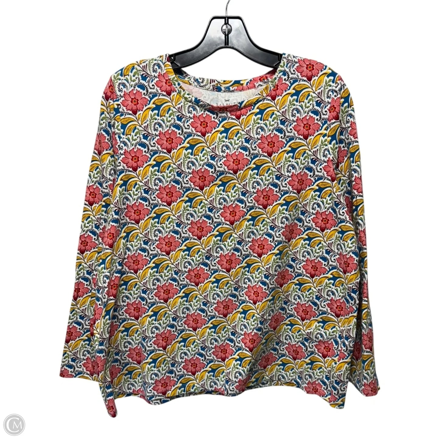 Top Long Sleeve By Talbots In Multi-colored, Size: 2x p