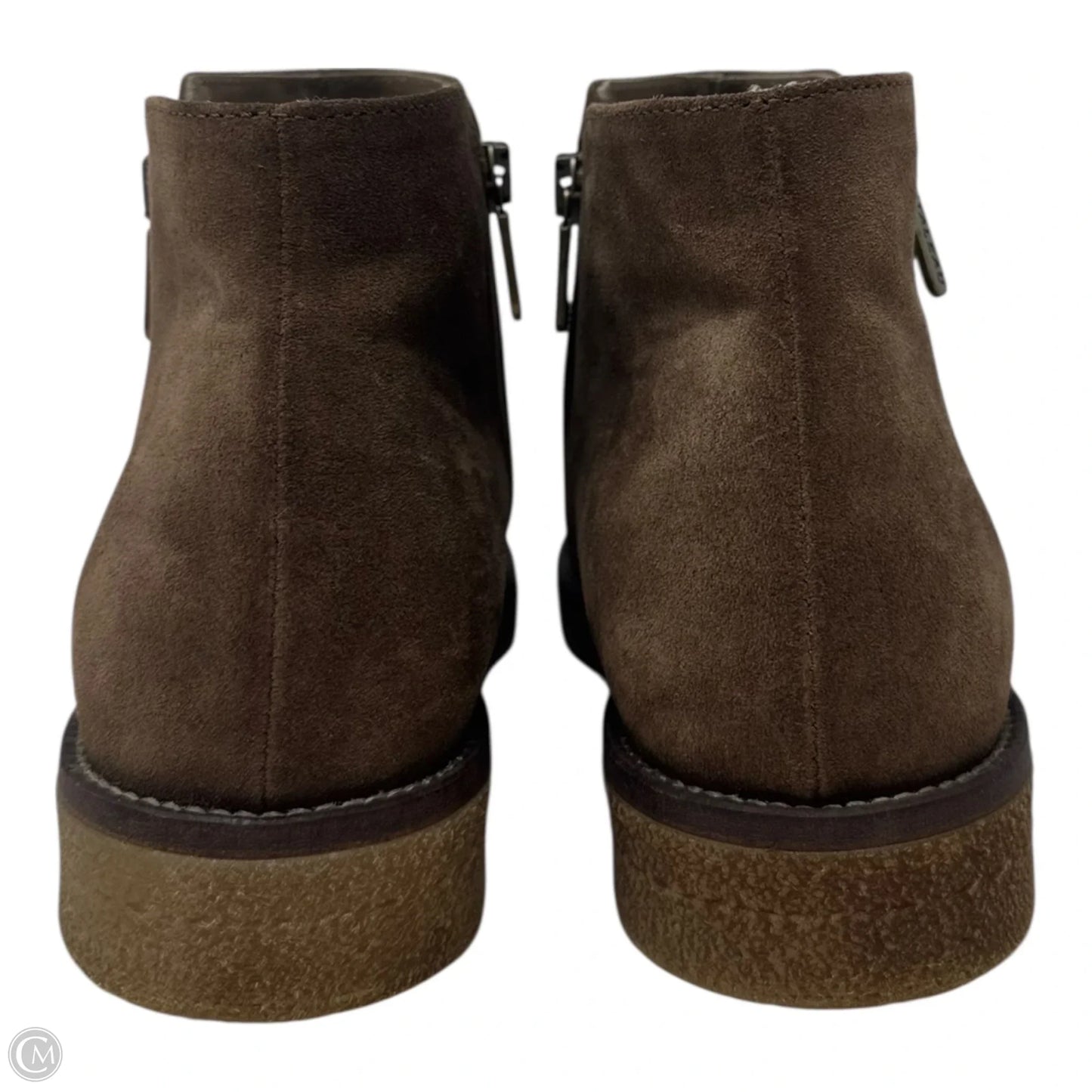 Foliana Boots Ankle Heels By Italeau In Brown, Size: 9.5