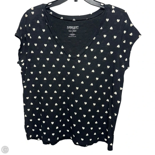 Top Short Sleeve By Torrid In Black, Size: 1x
