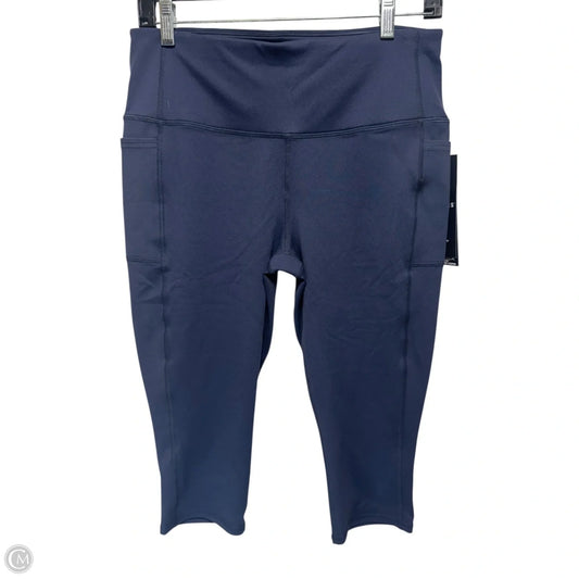 Athletic Capris By Skechers In Blue, Size: L