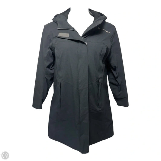 Orion Hooded Coat Parka By Oros In Navy, Size: M