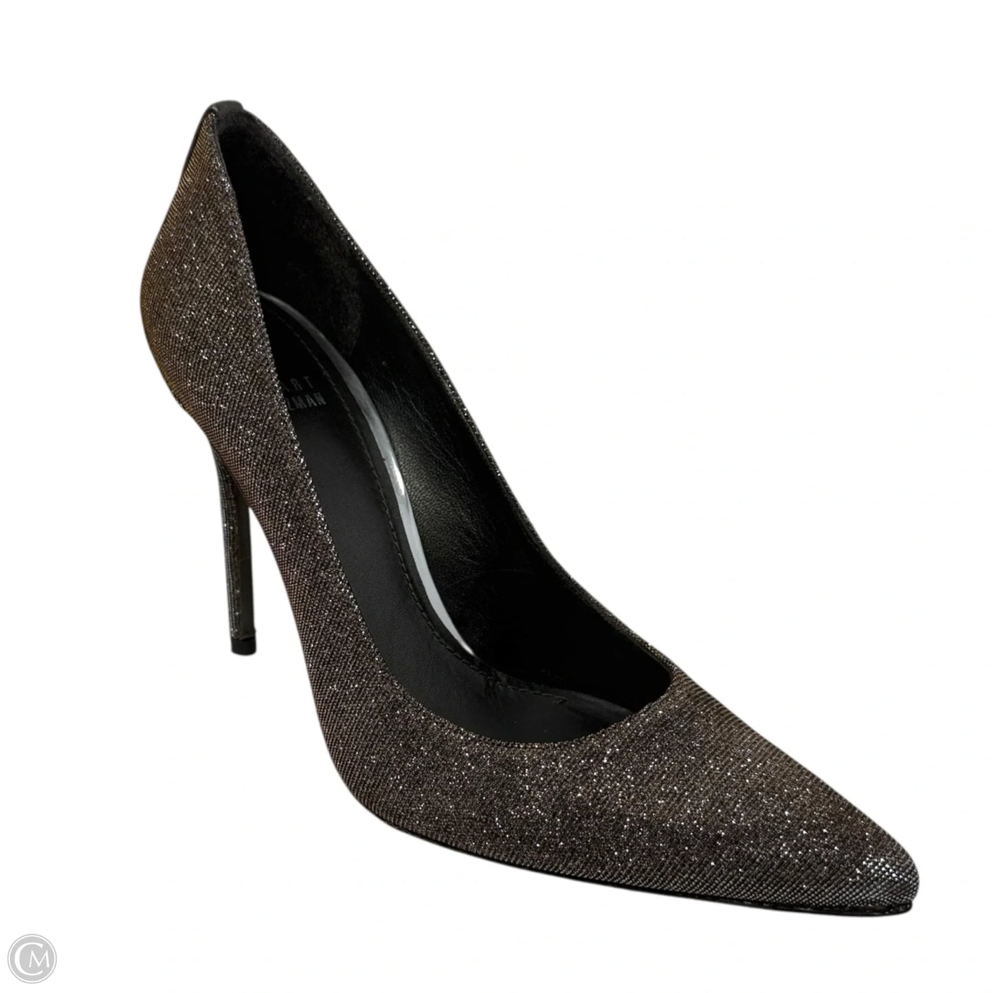 Nouveau Stiletto Pumps Designer By Stuart Weitzman In Pyrite Nocturn, Size: 9.5