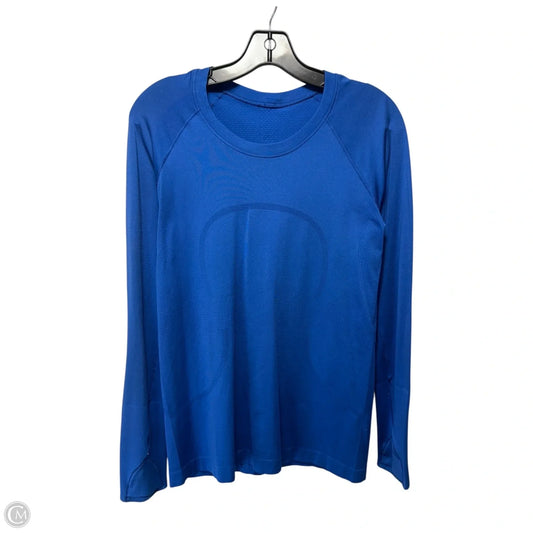 Swiftly Tech Long Sleeve By Lululemon In CeruleanBlue, Size: 8