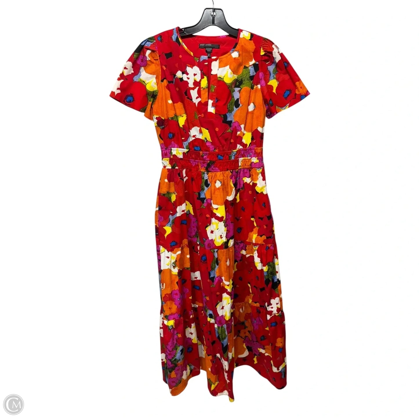 Dress Casual Maxi By Maggy London In Floral Print, Size: 8