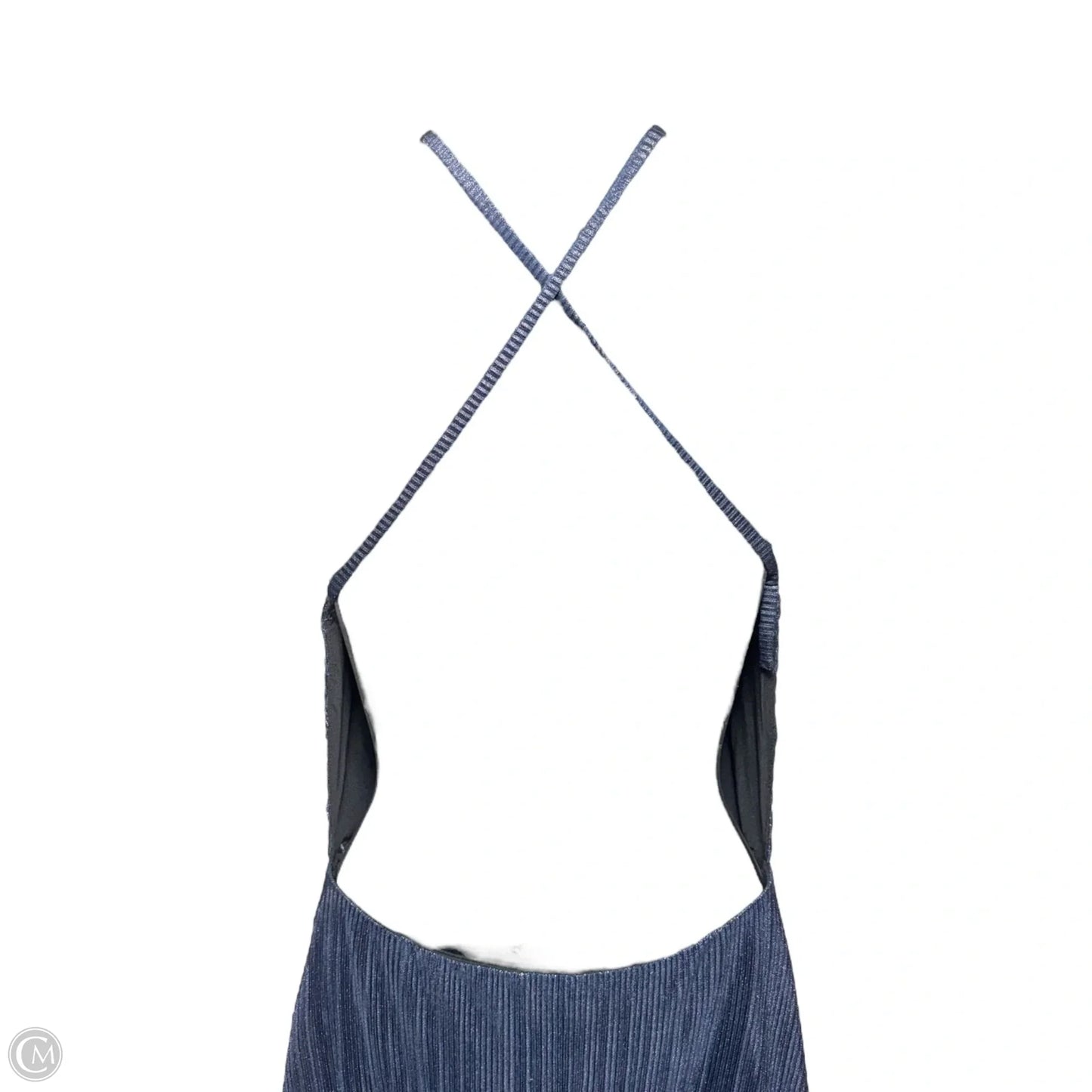 Rustina Cutout Halter Dress By Maje In Blue, Size: 40/L