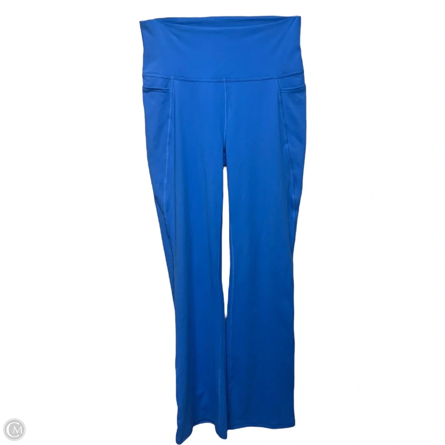 Luxletic Carpe Vita Flare Legging Designer By Luxletic Lilly Pulitzer In Blue Tang, Size: L