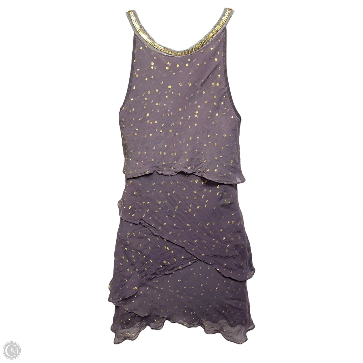 Moonlight Tiered Mini Dress By Free People In Purple, Size: 4
