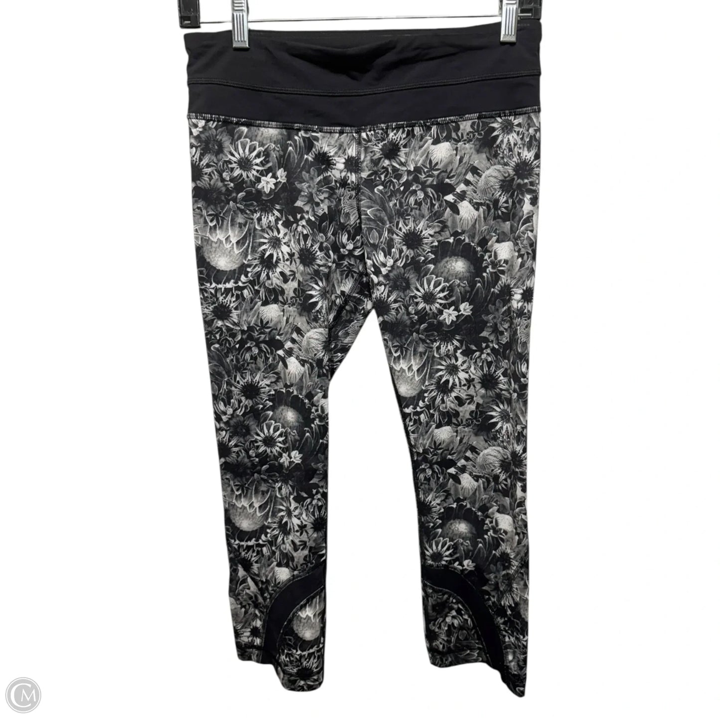 Athletic Capris By Lululemon In Floral Print, Size: 6