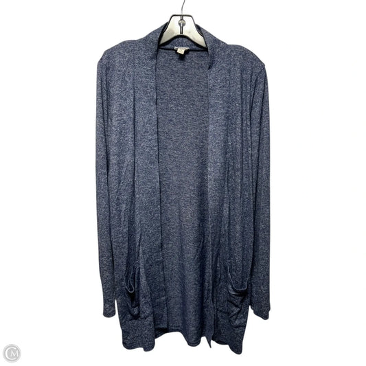 Open Front Cardigan Sweater By J. Crew In Blue, Size: M