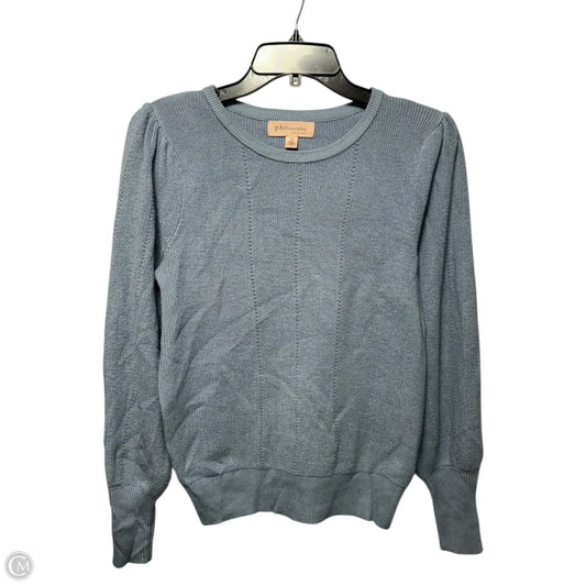 Sweater By Philosophy In Blue, Size: S