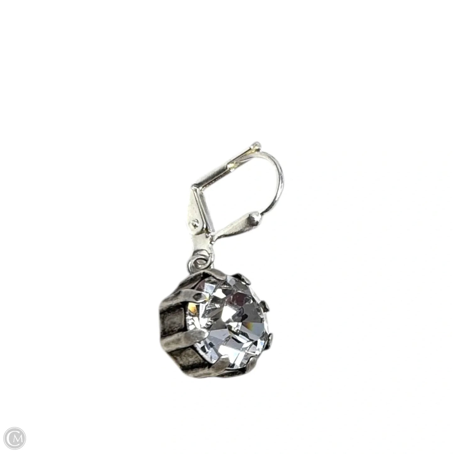 Crystal Leverback Earrings
