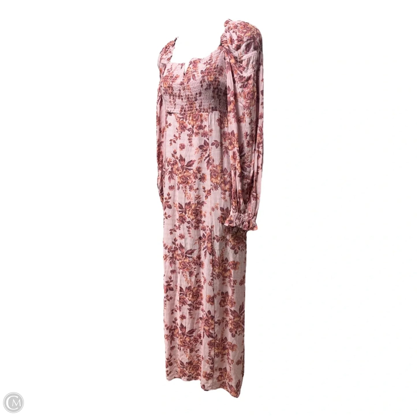 Dress Casual Maxi By Free People In Floral Print, Size: Xs