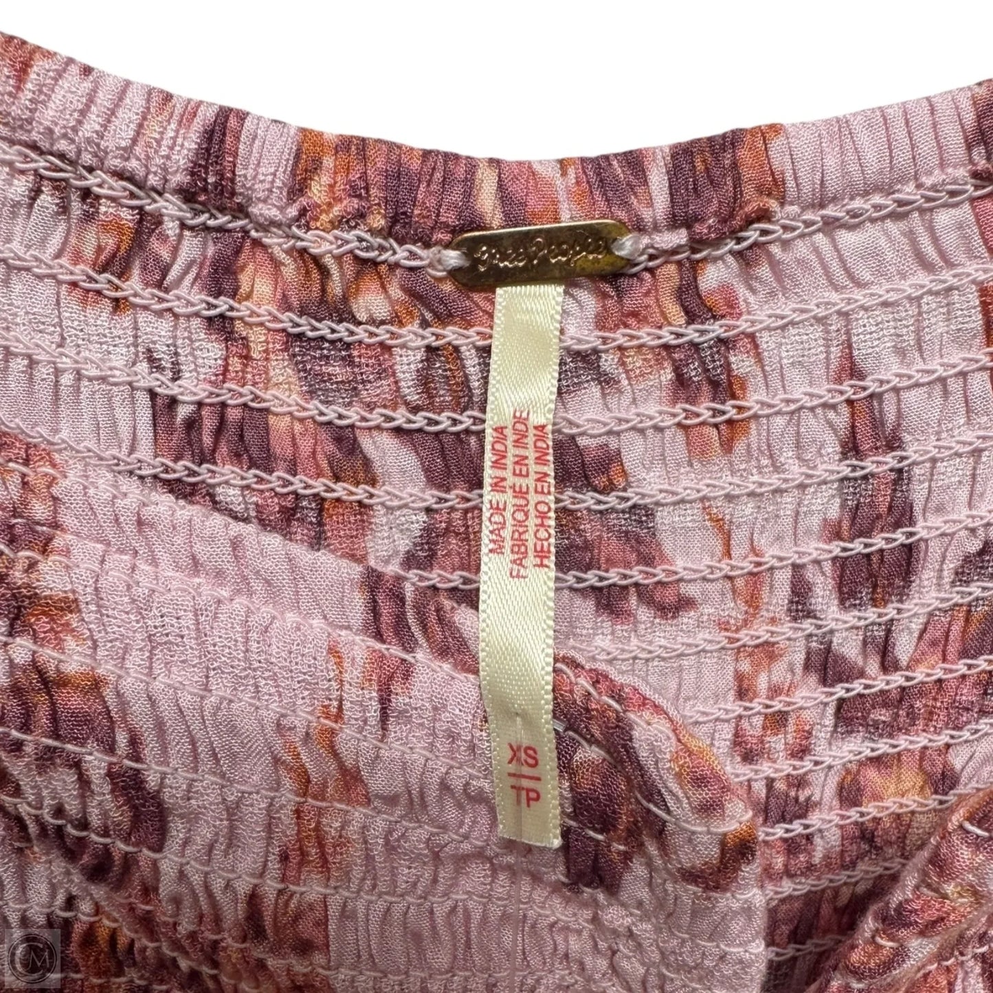 Dress Casual Maxi By Free People In Floral Print, Size: Xs