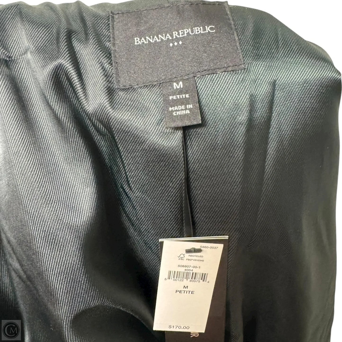 Jacket Faux Fur & Sherpa By Banana Republic In Green, Size: Mp