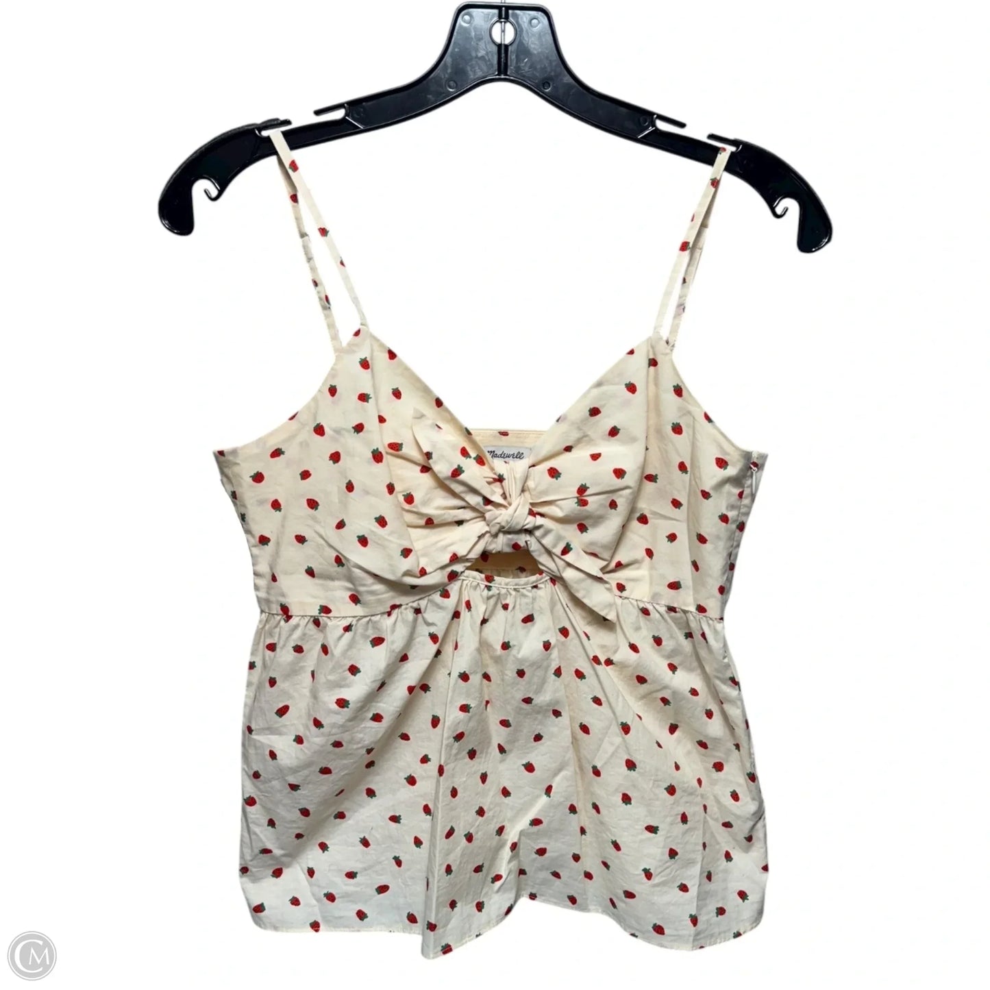 Strawberry Top Sleeveless By Madewell In Tan, Size: 2