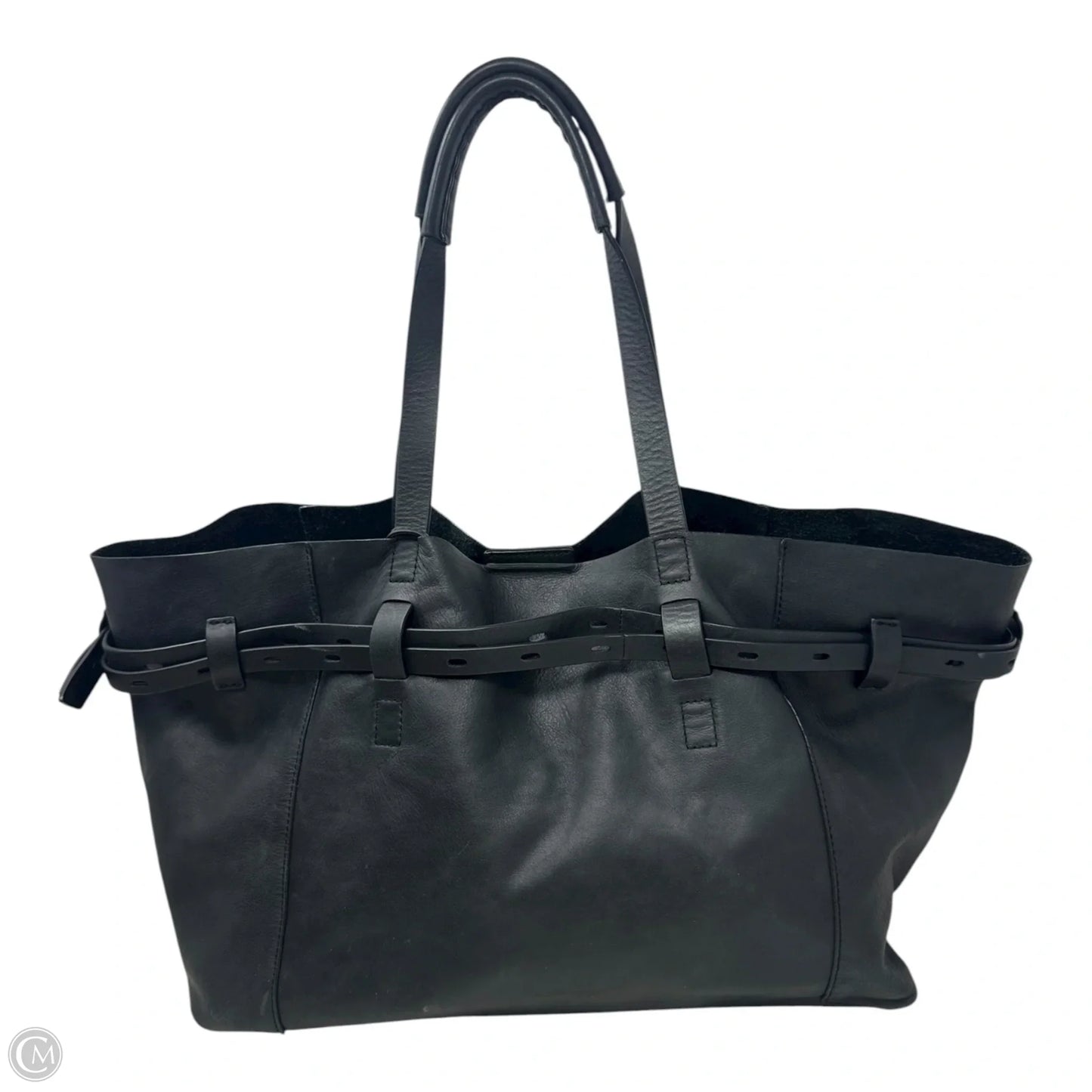 Oversized Shoulder Handbag Leather By Joy Gryson, Size: Large