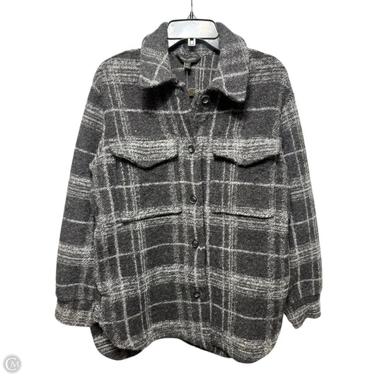 Wool Blend Jacket By Banana Republic In Grey, Size: Xs