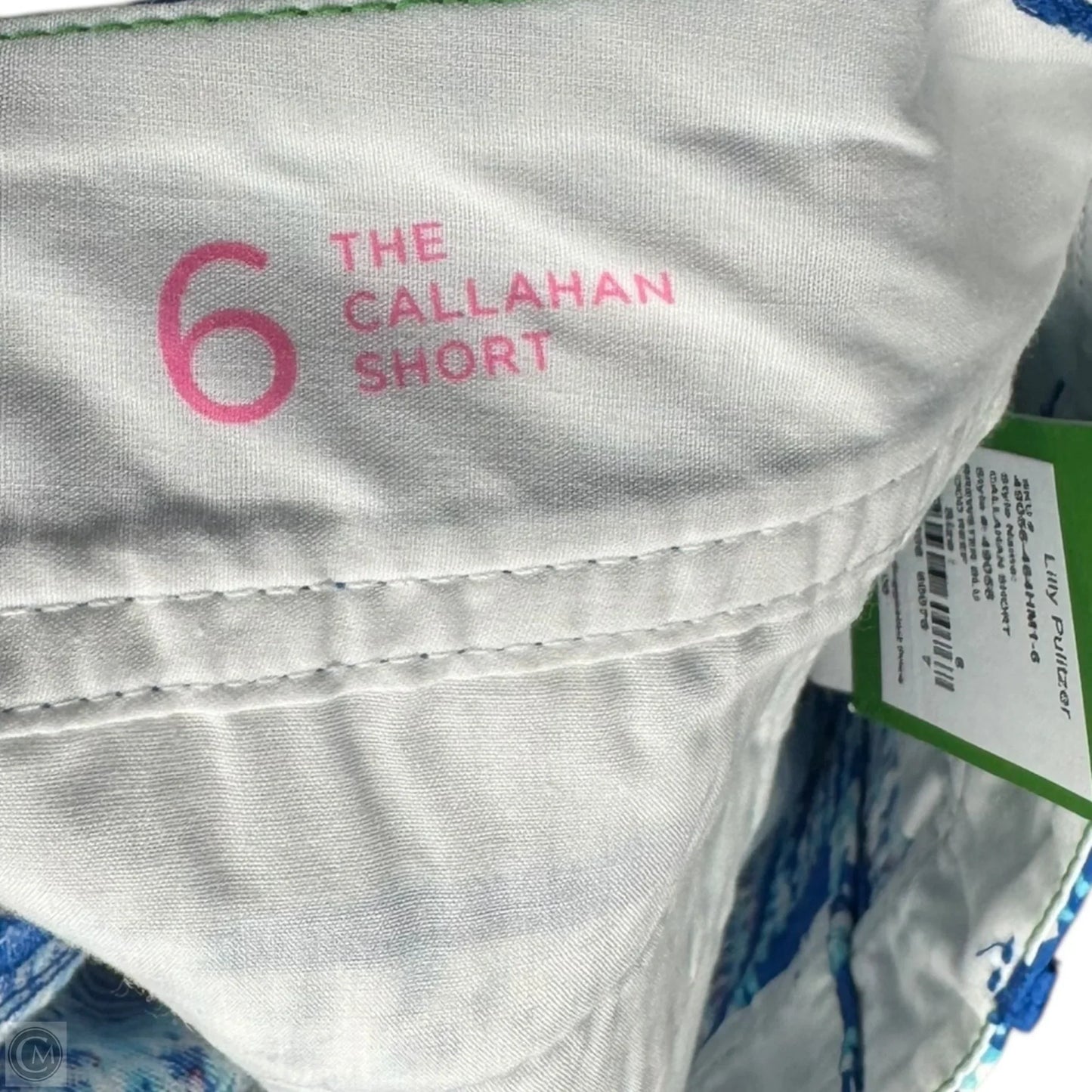 Callahan Shorts Designer By Lilly Pulitzer In Brewster Blue Good Reef Starfish, Size: 6