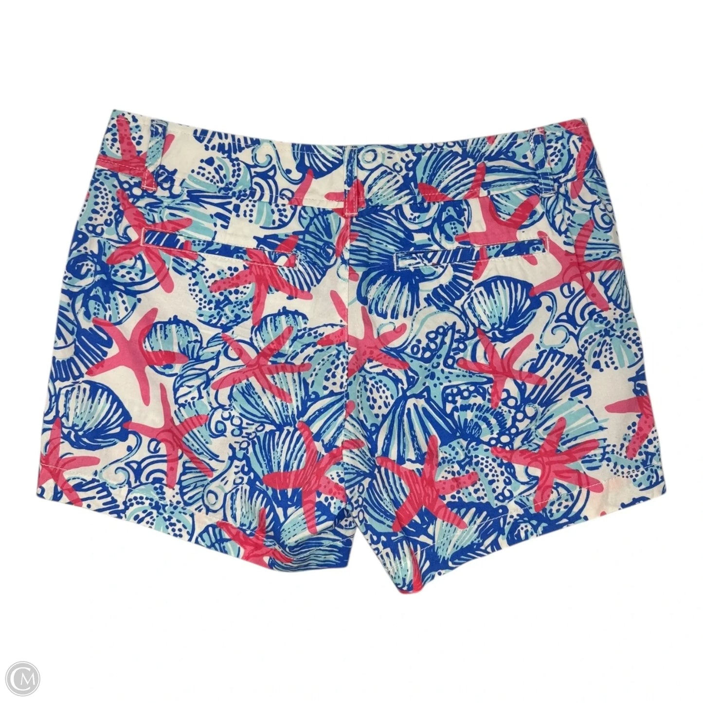 Callahan Shorts Designer By Lilly Pulitzer In Resort White She Shells, Size: 6