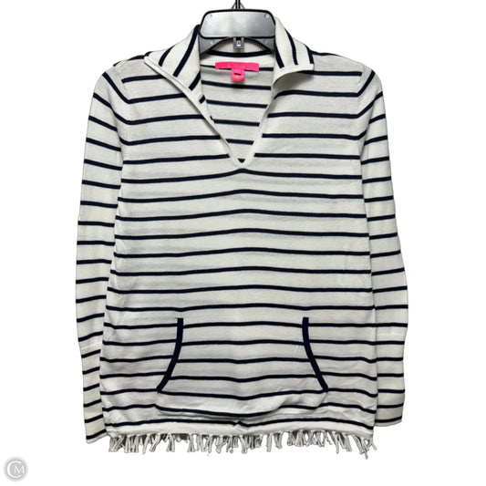 Top Long Sleeve Designer By Lilly Pulitzer In Striped Pattern, Size: Xs
