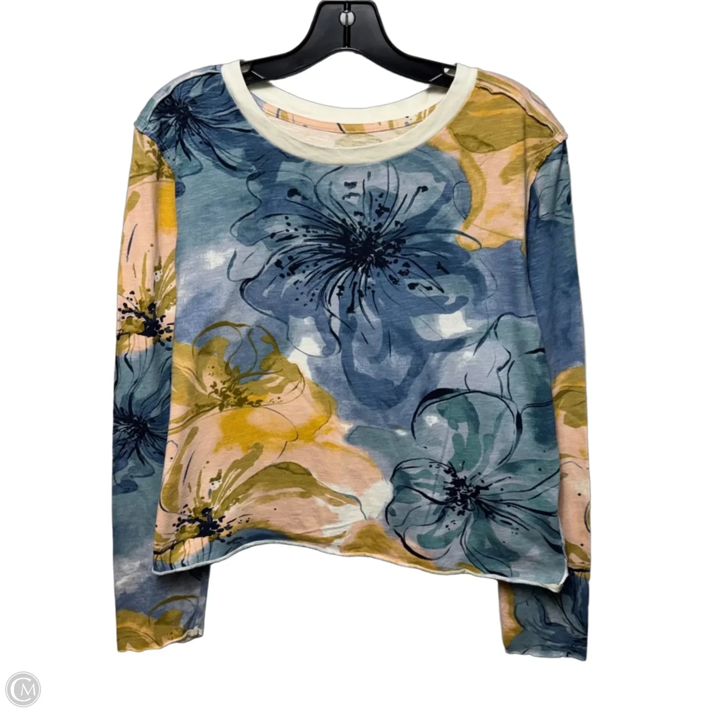Top Long Sleeve By Maeve In Floral Print, Size: M