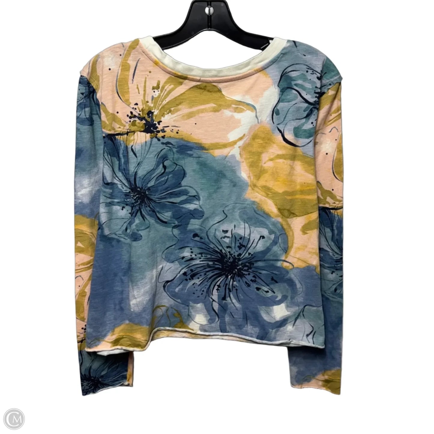 Top Long Sleeve By Maeve In Floral Print, Size: M