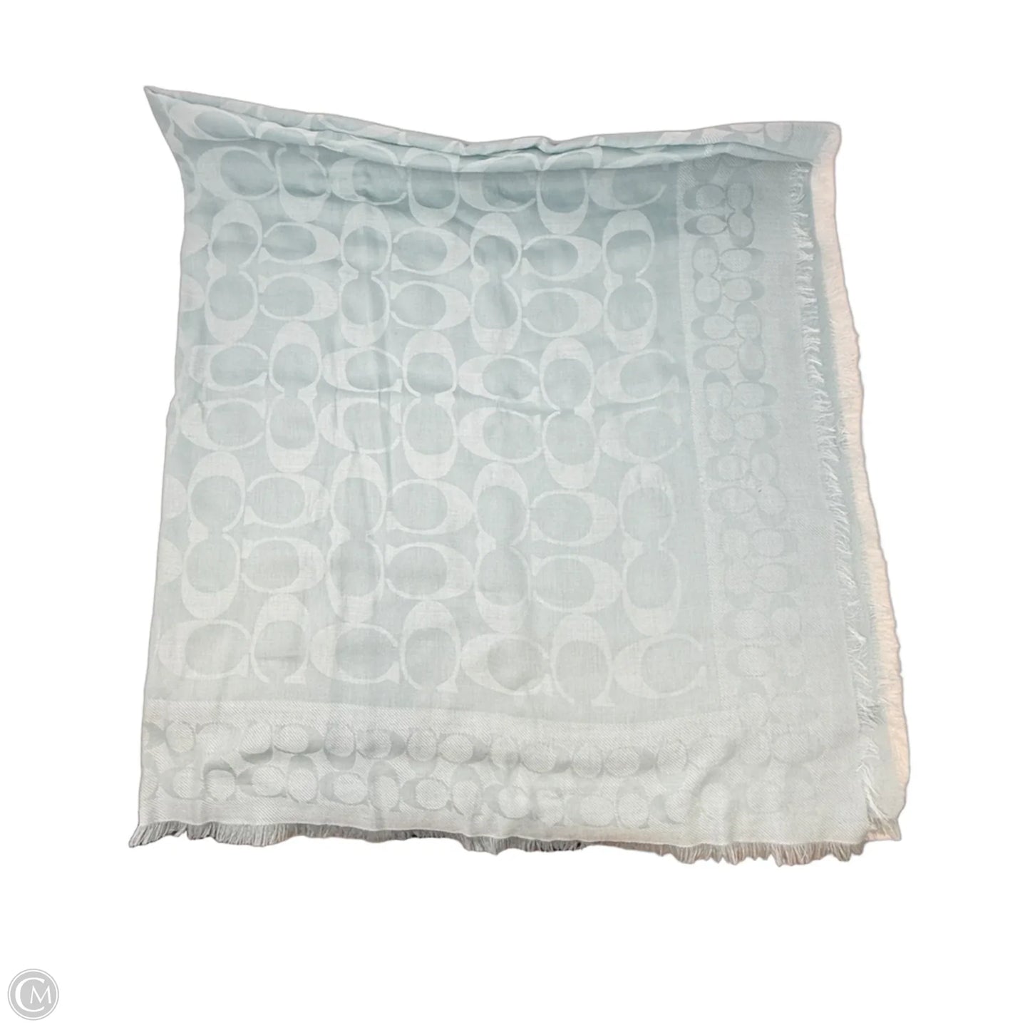 Signature Oversized Square Scarf Designer By Coach