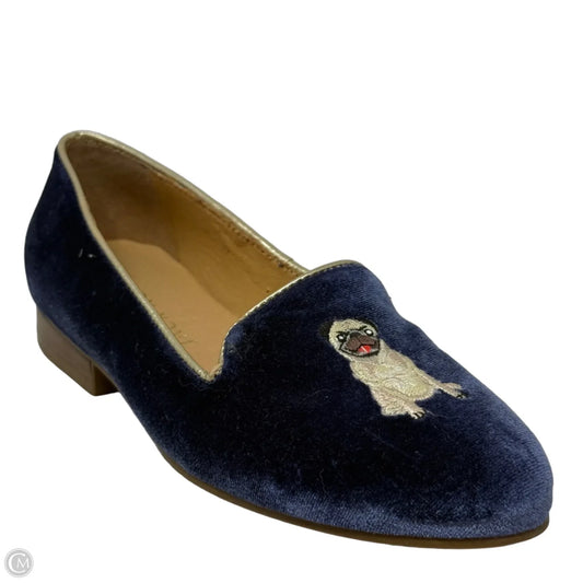 Velvet Pug Embroidered Loafers By Jack Rogers In Animal Print, Size: 8