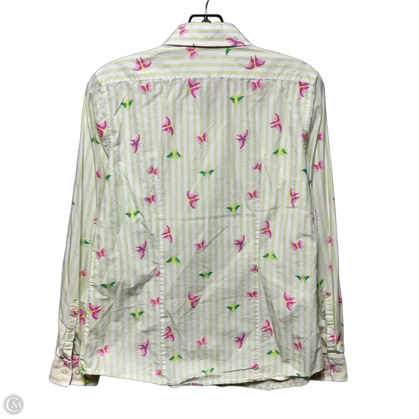 Vintage Top Long Sleeve Designer By Lilly Pulitzer In Animal Print, Size: 12