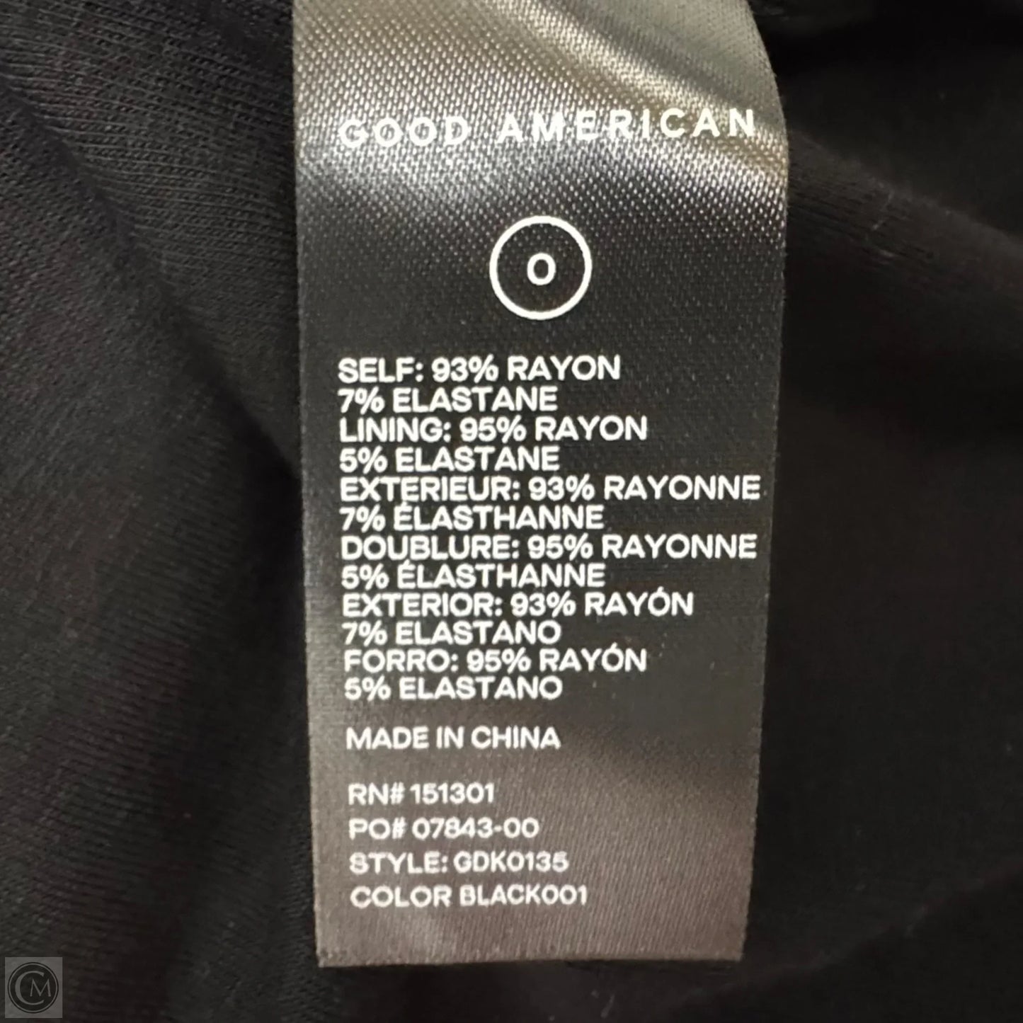Touch Wrap Midi Dress By Good American In Black, Size: 0