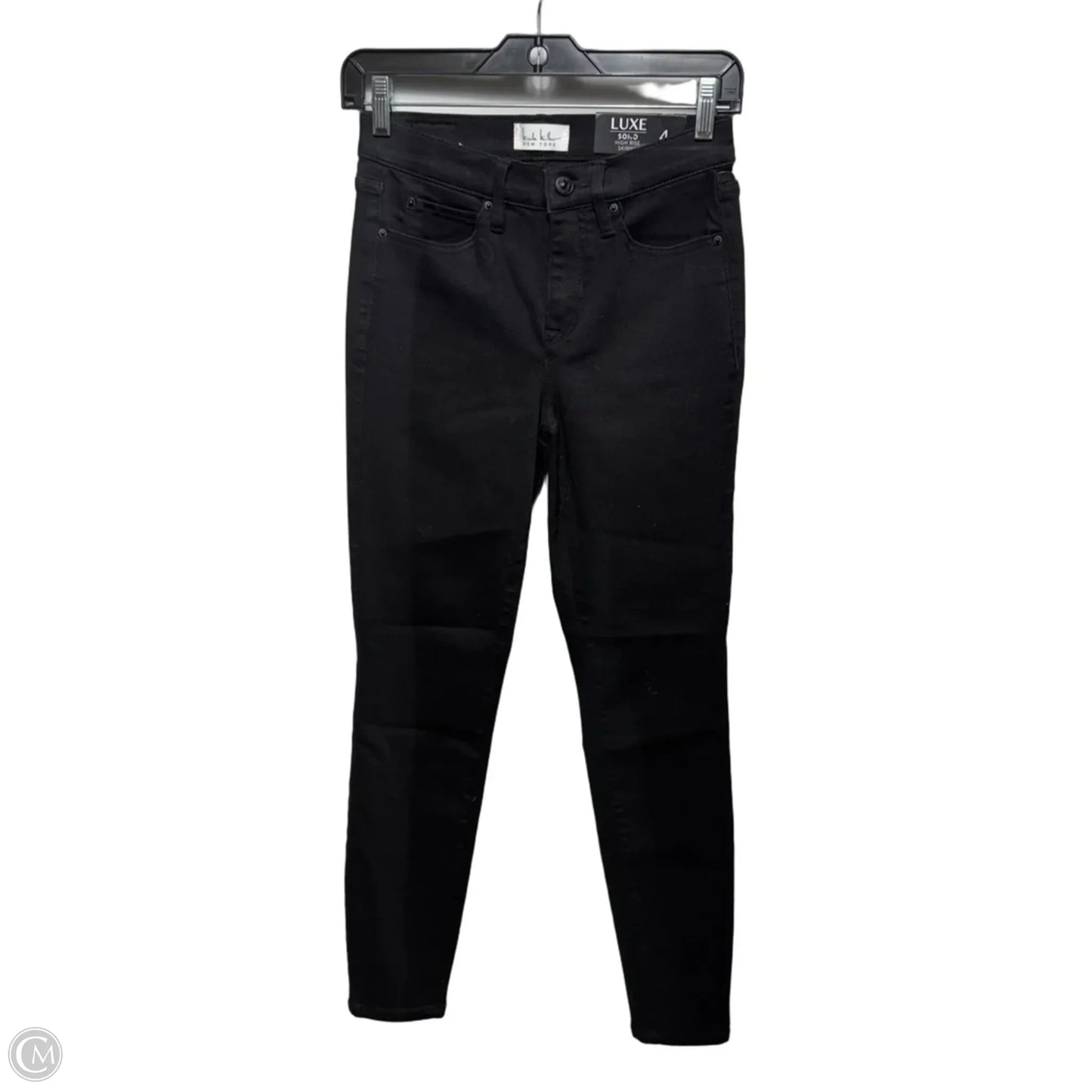 Jeans SoHo High Rise Skinny By Nicole Miller In Black, Size: 4