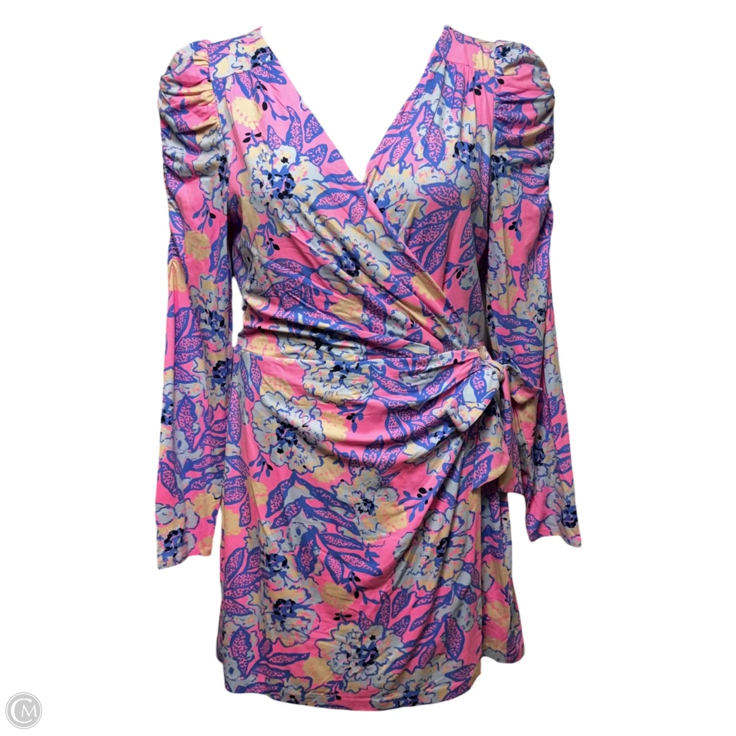 Jemma Romper Dress Designer By Lilly Pulitzer In Floral Print, Size: 12