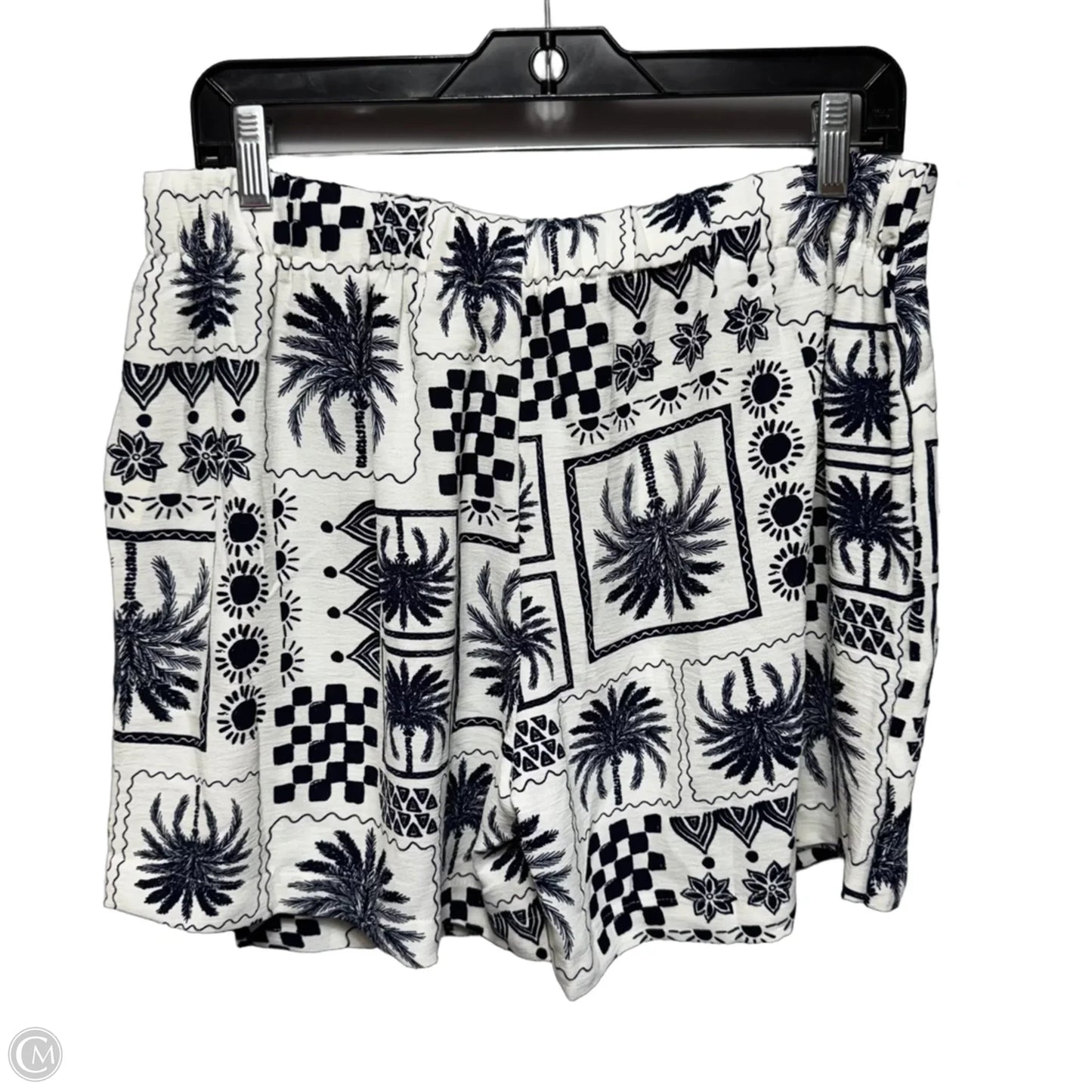 Skort By Monteau In Tropical Print, Size: Xl
