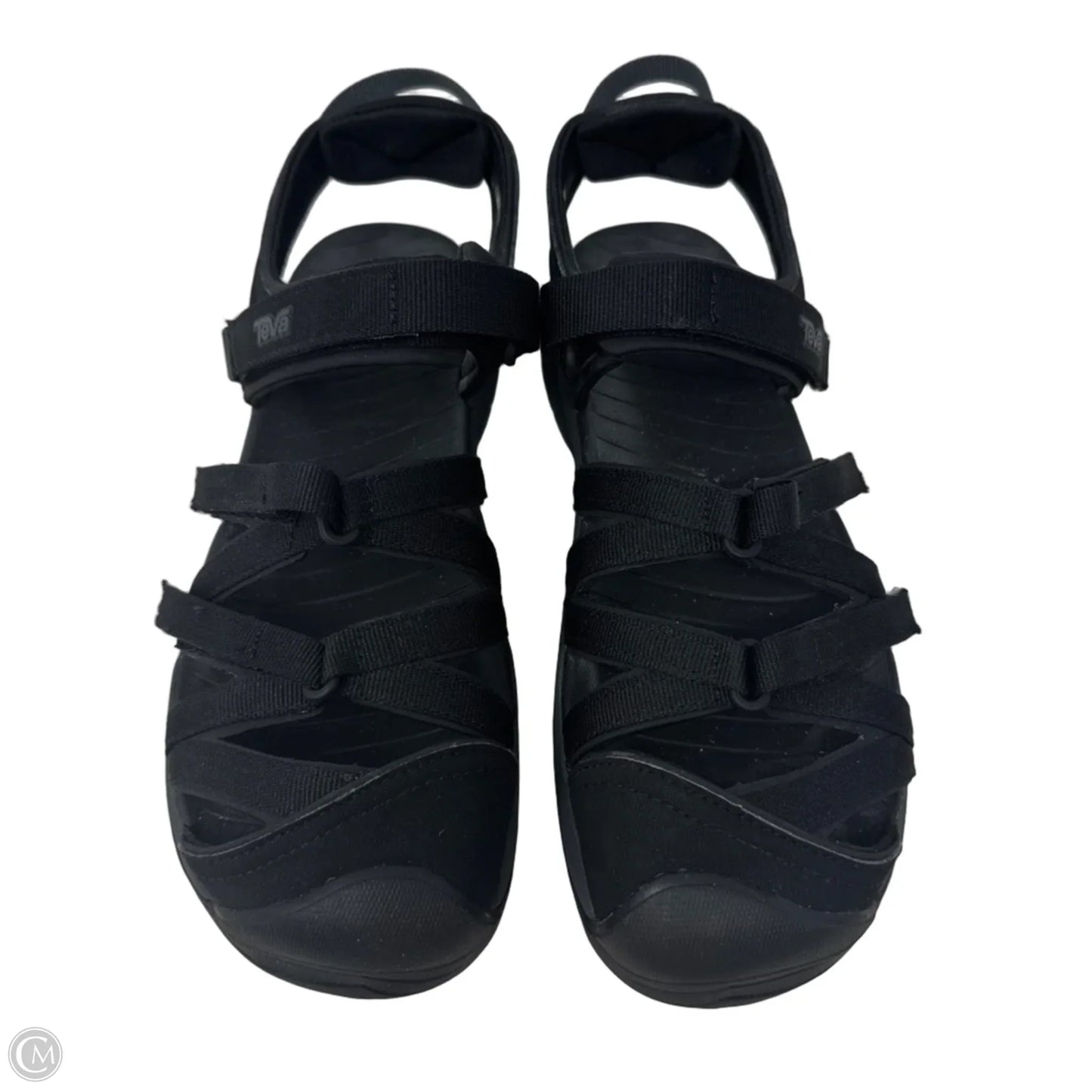 Sandals Flats By Teva In Black, Size: 9