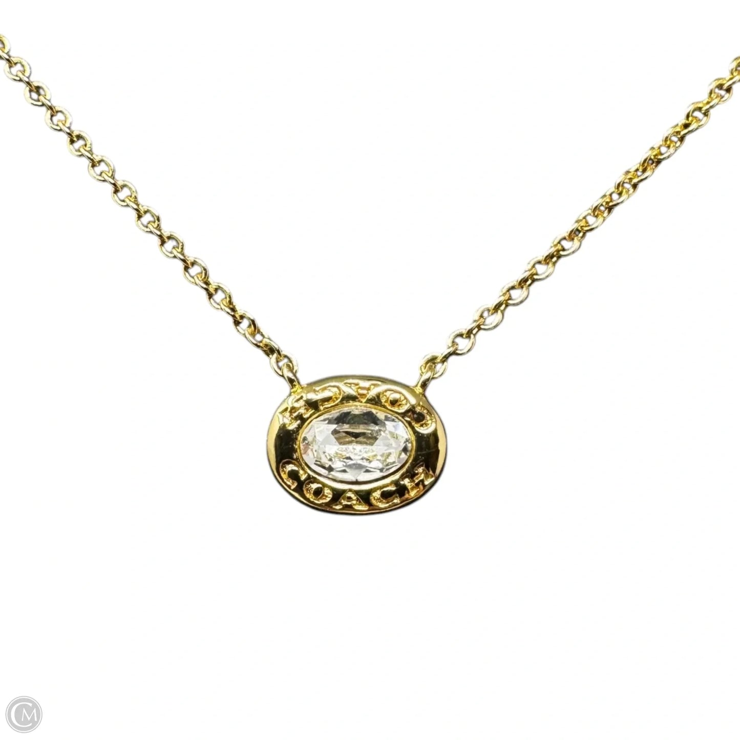 Signature Stone Necklace Designer By Coach