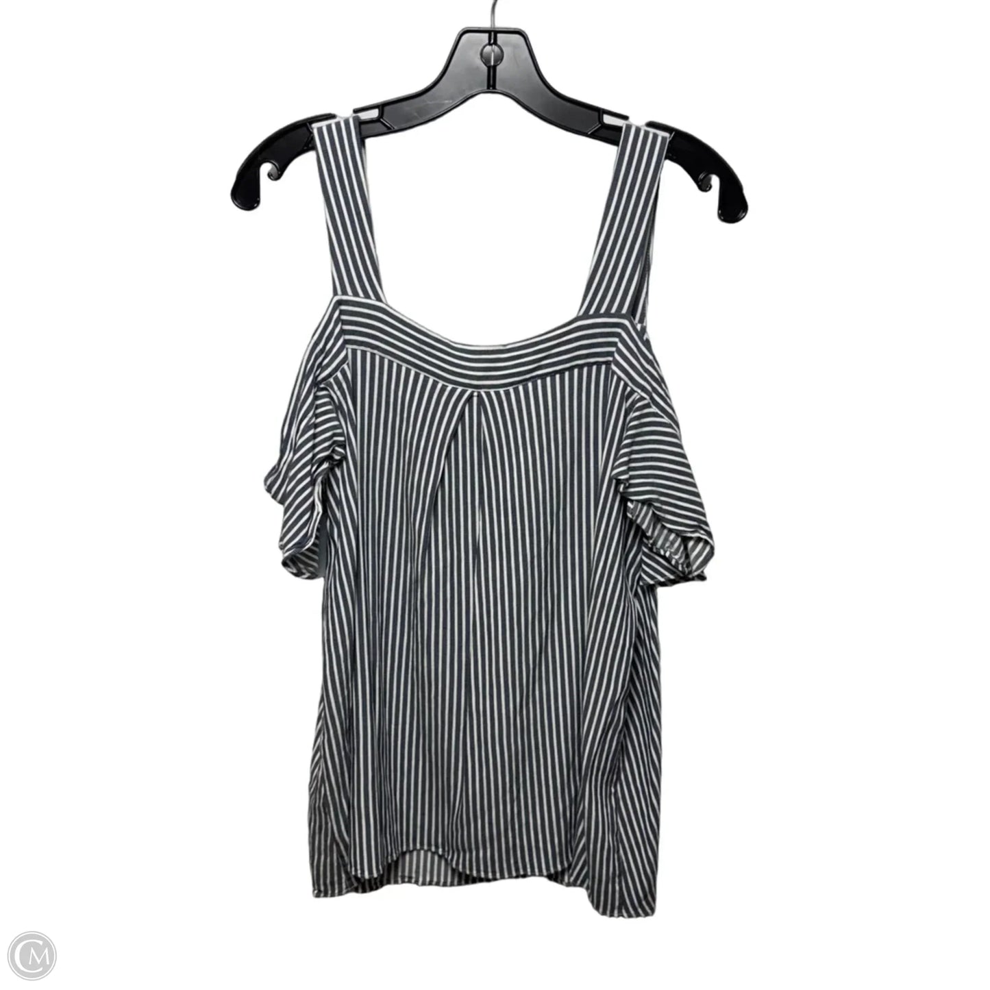 Top Short Sleeve By Gibson And Latimer In Striped Pattern, Size: Xl