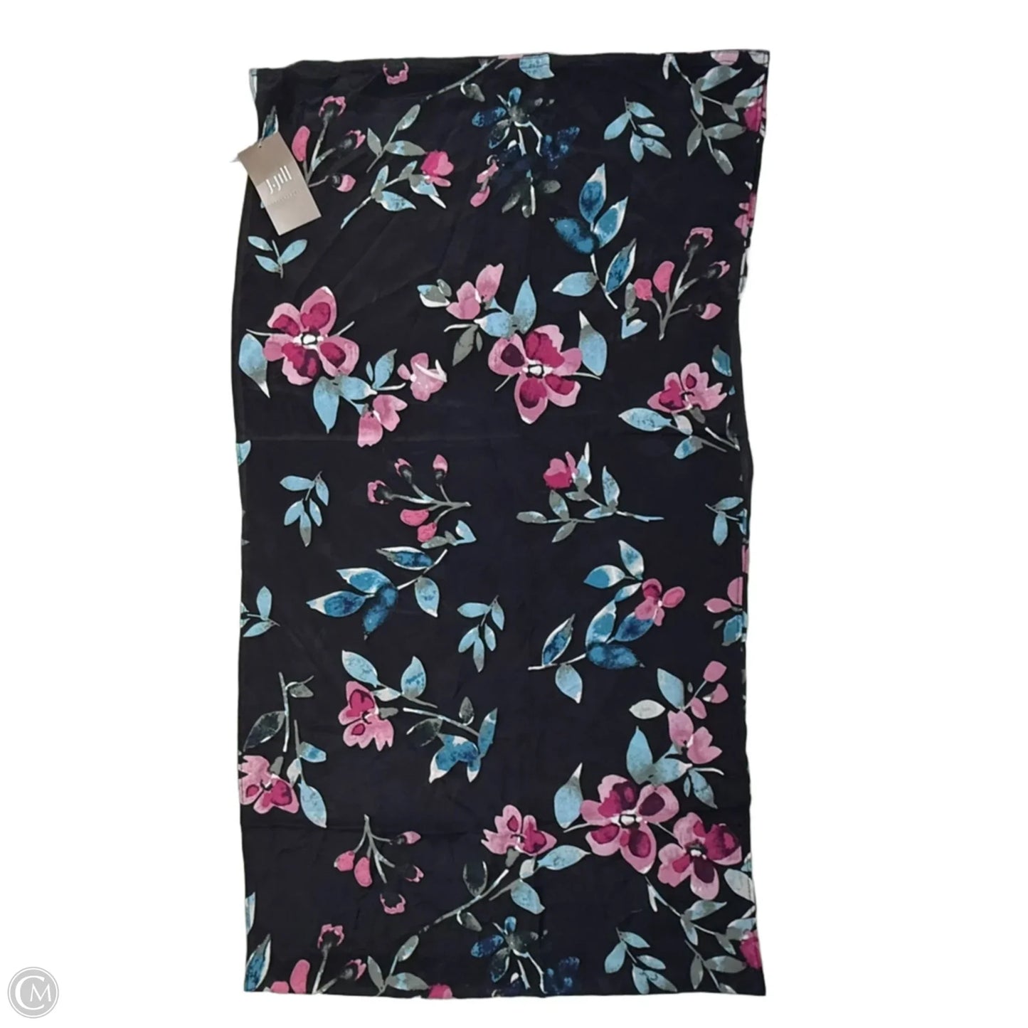 Floral Print Silk Infinity Scarf By J. Jill