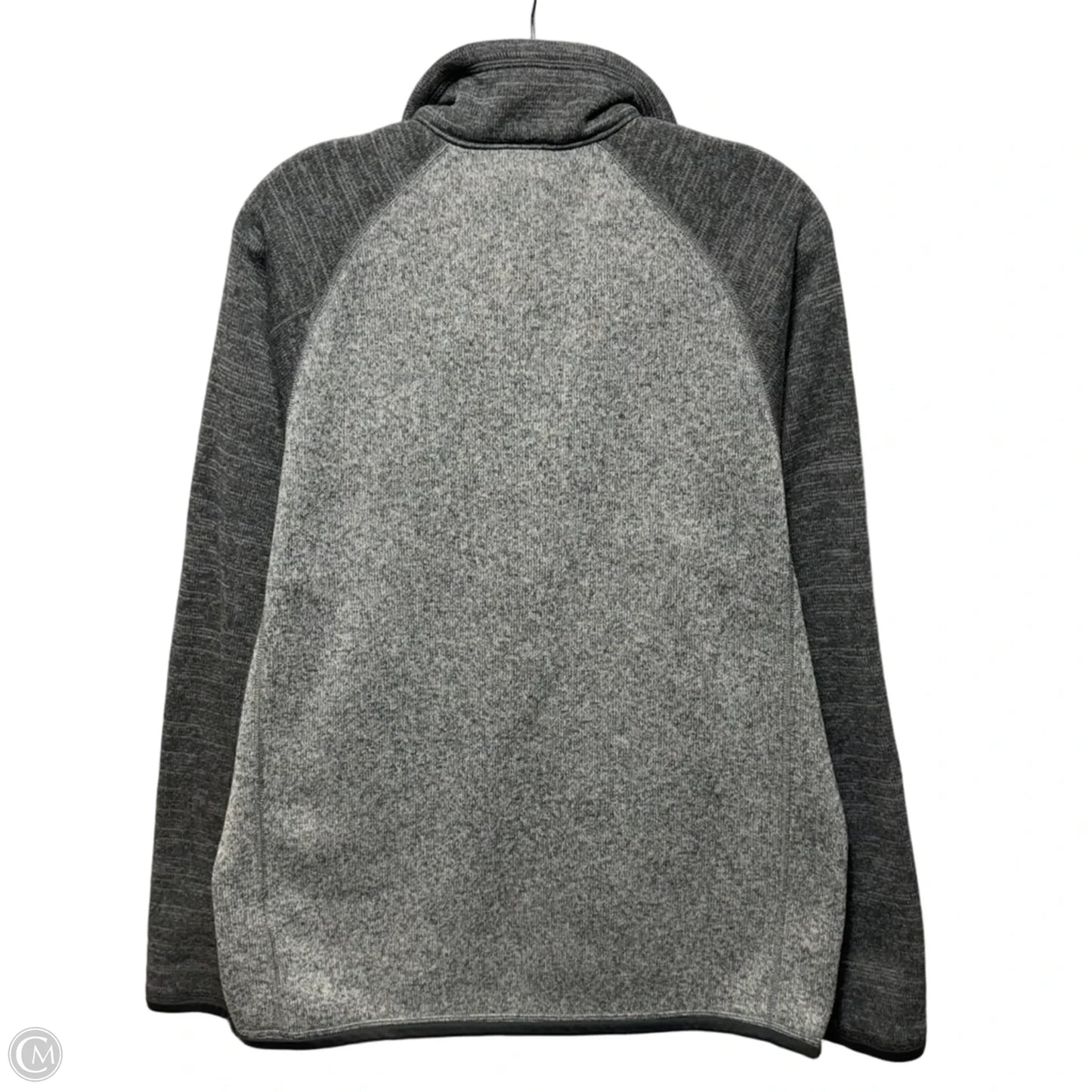 Athletic Jacket By Patagonia In Grey, Size: M