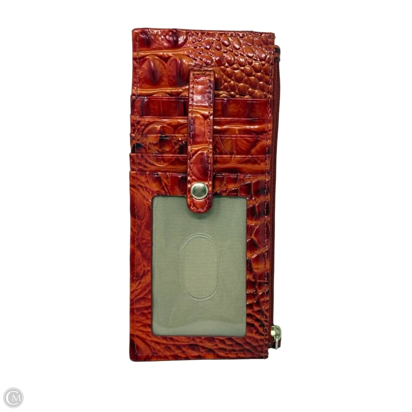 Long Card Wallet Designer By Brahmin, Size: Small