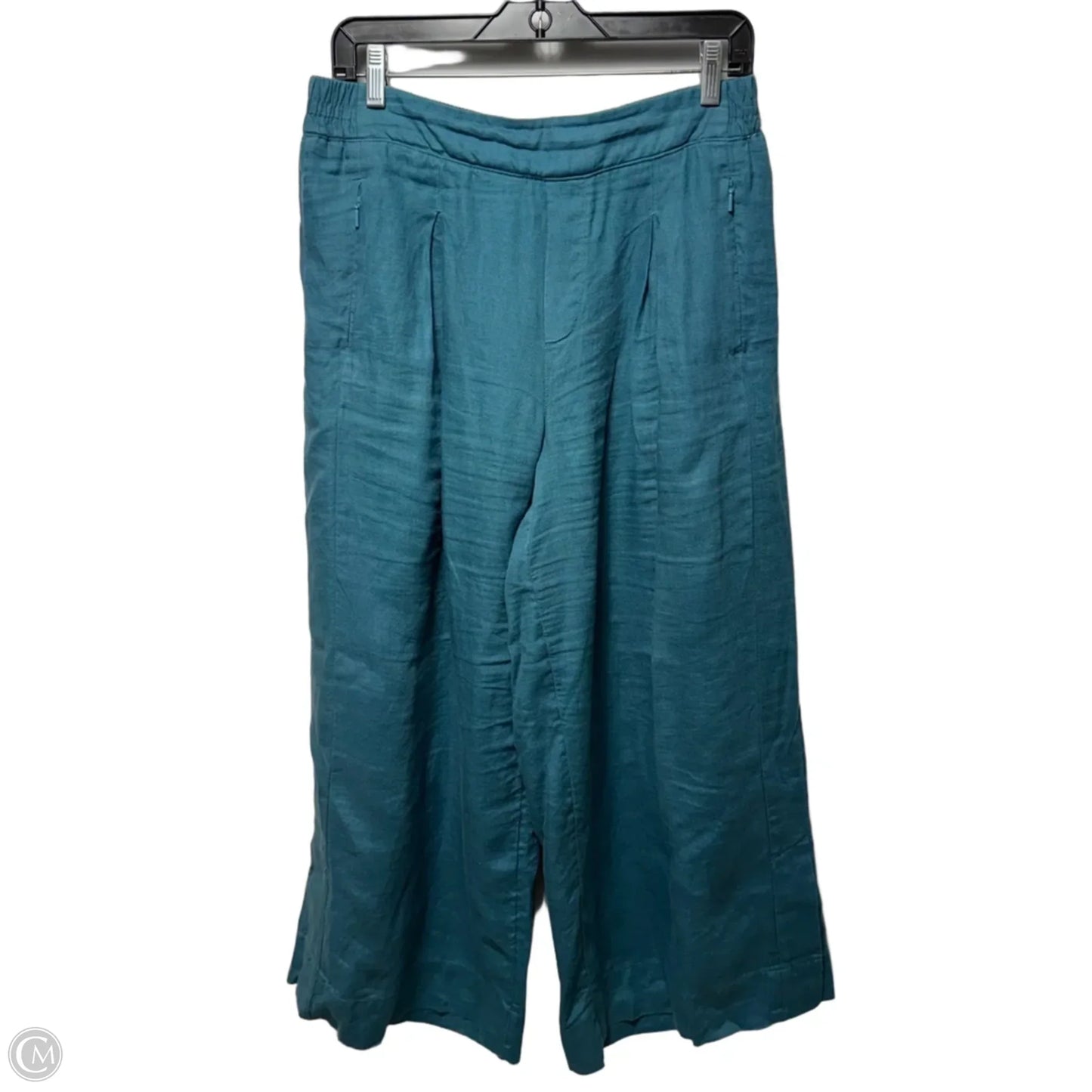 Wide Leg Pants Linen By Athleta In Aqua, Size: 10