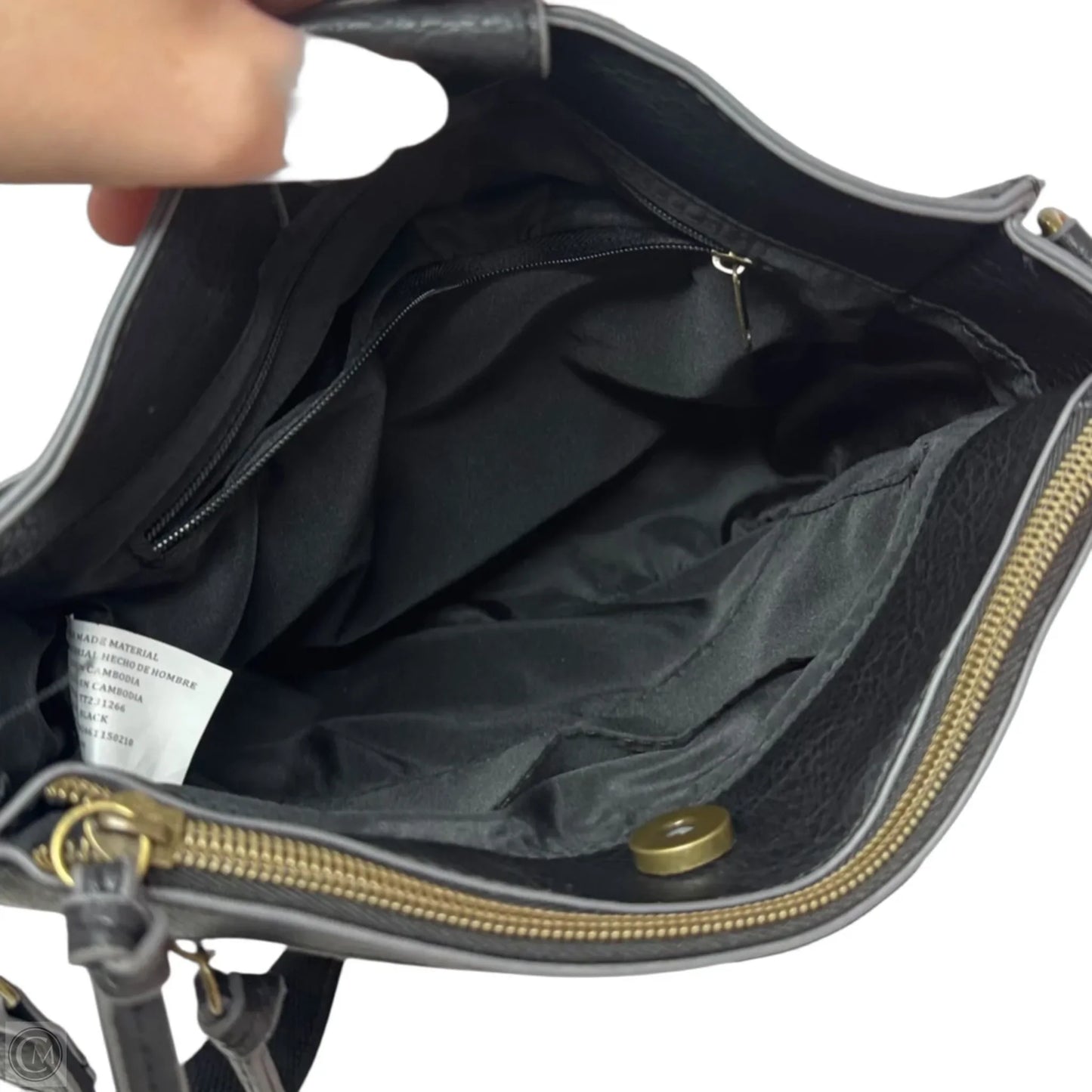 Faux Leather Handbag Unbranded, Size: Medium