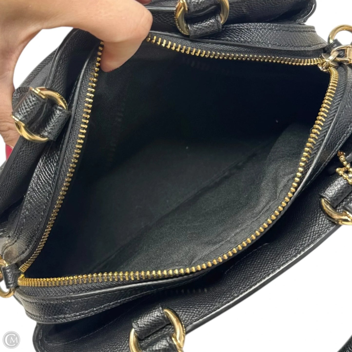 Mini Lillie Carryall Handbag Designer By Coach, Size: Medium