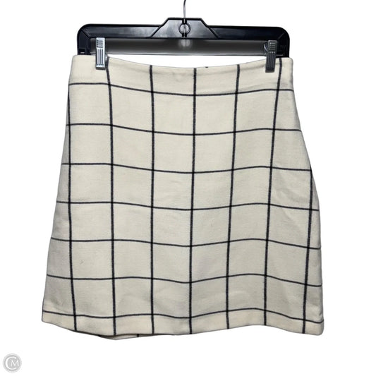 Skirt Midi By H&m In Plaid Pattern, Size: 10