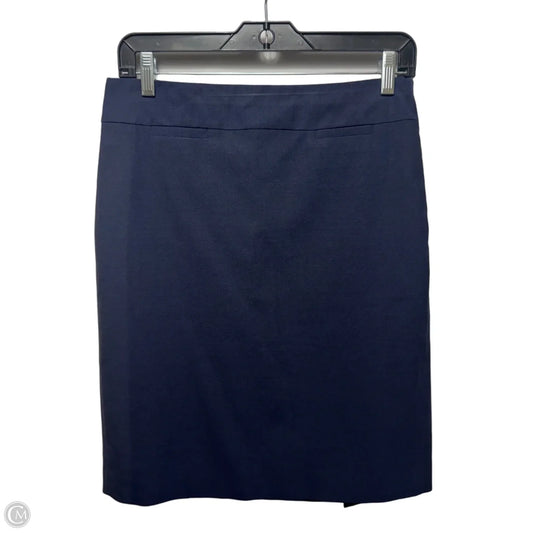 Skirt Midi By Banana Republic In Navy, Size: 6p